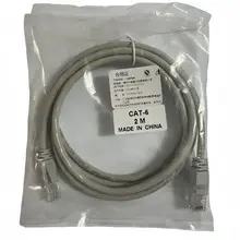 Cat6 ağ kablosu 1 metre, Gigabit, hazır yama kablosu