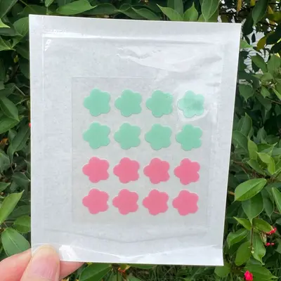 Hydrocolloid Acne Patch with Fun Pattern, Fluid-Absorbing - 8