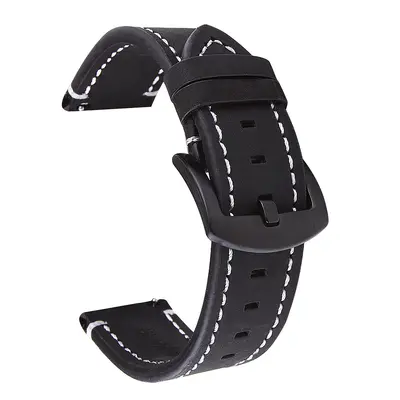 Genuine Leather Crazy Horse Watch Strap for Moto GearS3