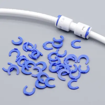 Water Purifier Spare Part Clips, 2-Point and 3-Point Pipe Clamps - 3