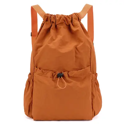 Waterproof Drawstring Backpack, Large Capacity Unisex School Bag - 10