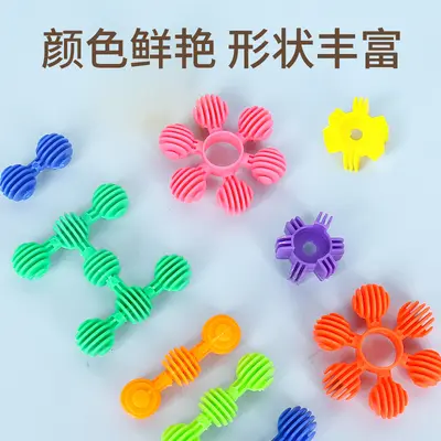Building blocks toy sunflower for kindergarten