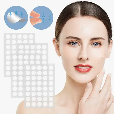 Cross-border popular 40 capsule round acne patch hydrocolloid PE acne patch made of PE material, portable, waterproof and sweat-proof