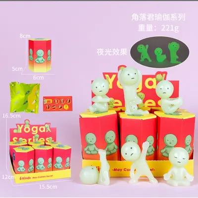 Engel-Ecke Kun Glow-in-the-Dark Blindbox-Figur Handyhalter - 12