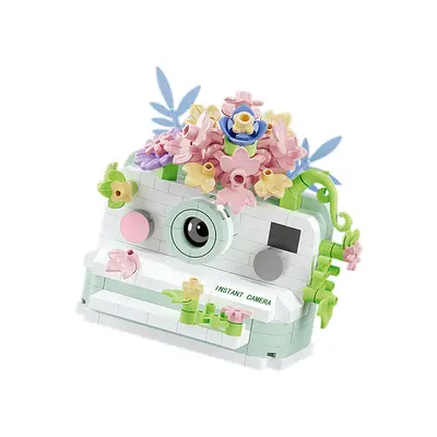 Flower Building Block Set, Instant Camera Model, Educational Toy for Children - 5