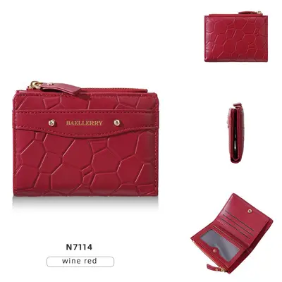 Baellerry Women's Short Wallet, Zipper Coin Pocket, Multi-Card Slots - 8