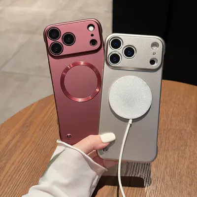适用苹果18Pro手机壳iPhone17Promax高级感磁吸无边框车载保护16 - 3