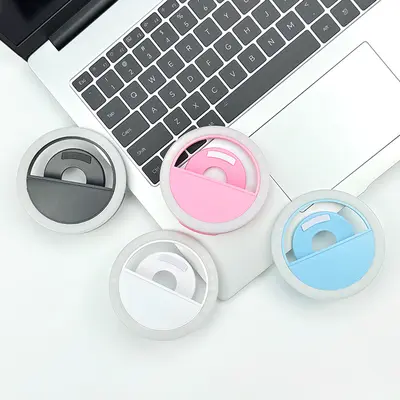 Fabrika doğrudan satış RK12 cep telefonu dolgu ışığı LED selfie güzellik canlı yayın dolgu ışığı USB şarjlı dolgu ışığı toptan - 5