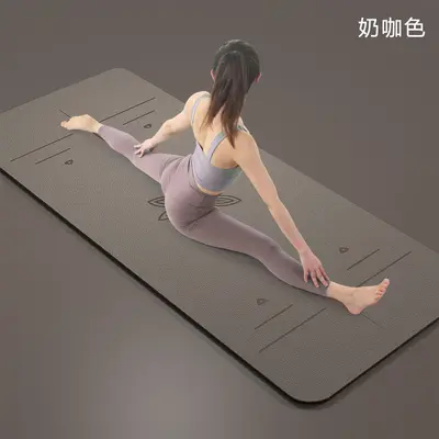 PU Yoga Mat 185x68x0.5cm Non-slip Luxury