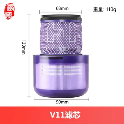 Huixi, Dyson elektrikli süpürge V6 V7 V8 V10 V11 V12 V15 aksesuarları ön ve arka filtre elemanları için uygundur - 13