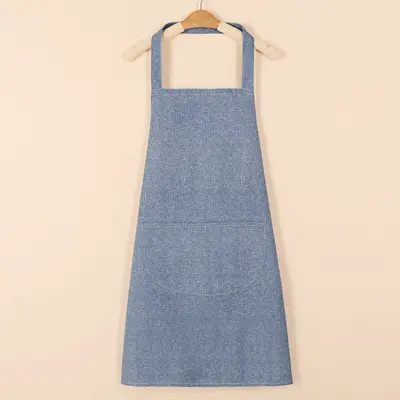 Ethnic Style Kitchen Apron, Stain and Oil Resistant Cotton, Unisex