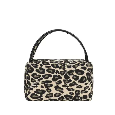 Kosmetiktasche mit Leopardenmuster groß und tragbar