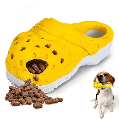 Rubber Dog Toy with Teeth Cleaning and Treat Dispensing, Bite-Resistant - 9