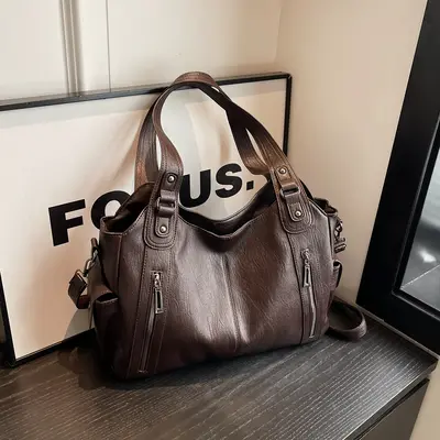Large Capacity Tote Bag for Women, Underarm Style, Commuter Crossbody - 5