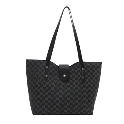 Large Capacity Women's Tote Bag, Printed Single Shoulder Bag for Commuting - 6