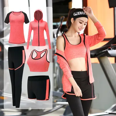 Women's Yoga and Fitness Set, Spring Summer Style - 3