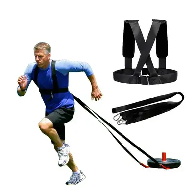 Running Resistance Training Belt with Sled Pull Strap - 5