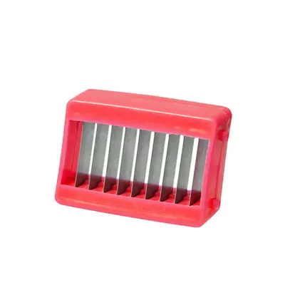 Gemüseschneider, Bohnenkeim-Schneider, Haushalts-Gemüseschneider für Frühlingszwiebel, multifunktionaler Paprika, Reisbohnen, benutzerfreundliches Sellerie-Schälmesser - 10