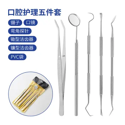 Zahnreinigungsset, 7-teilige Zahnpflege-Instrumente
