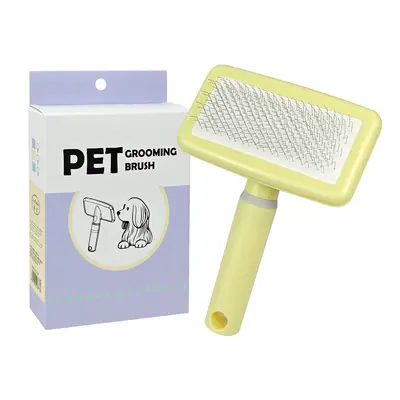Pet Slicker Brush for Dogs and Cats, Undercoat Grooming Comb - 9