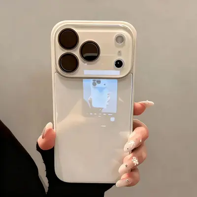 Macaron Renkli iPhone 15 Pro Max Cam Telefon Kılıfı, Yaz Tasarım - 8