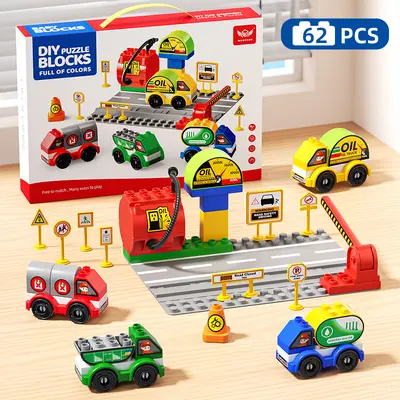 Großblock-Autobaukasten mit Transformations-Roboter - 9