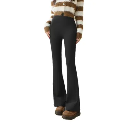 Women's Micro Flare Pants with Elastic Fleece Lining