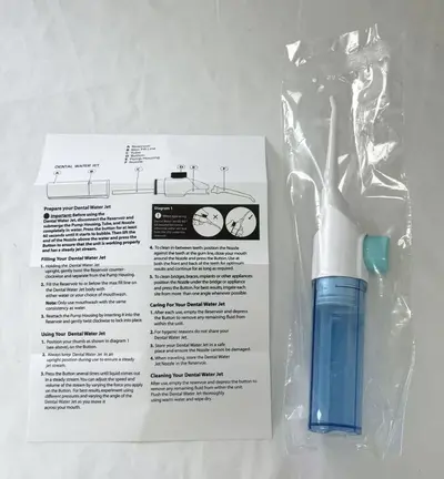 Yüksek Basınçlı Waterfloss Diş Temizleme Cihazı, Manuel Ağız Duşu, IPX7 Su Geçirmez - 11
