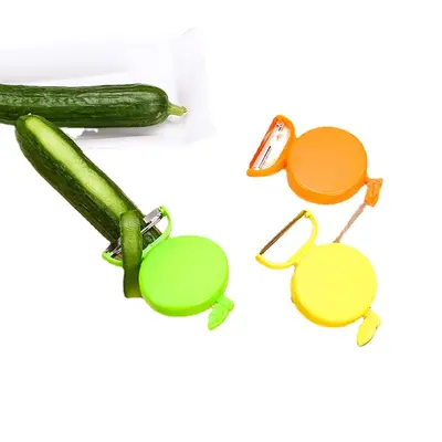Foldable Stainless Steel Apple Peeler, Multifunctional Fruit Peeling Knife