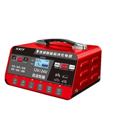 12V 24V Smart Pulse Repair Fully Automatic Car and Truck Battery Charger