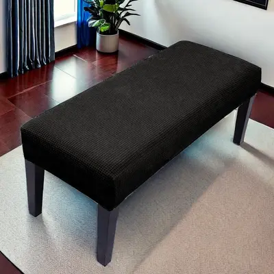 Cross-border Ready-made Bench Cover Piano Elastic Thickened Corn Kernel Bench Cover Home Hotel Shoe Changing Stool Cover - 7