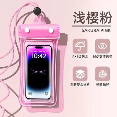 Waterproof phone bag, level 8 waterproof, air cushion, for diving and rafting - 10