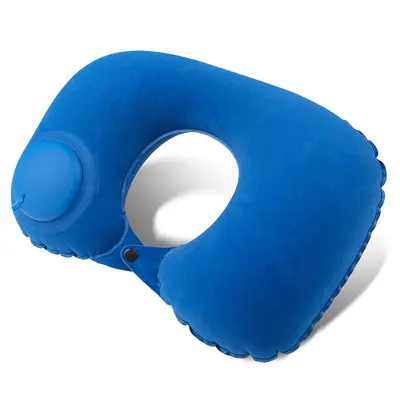 Inflatable neck pillow, U-shaped, for travel - 11