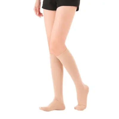 Graduated Compression Calf Socks, Grade I and II, Mid-Calf Nurse Socks - 9
