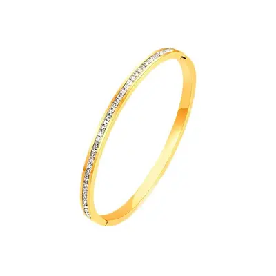 Titanium Steel Zircon Bracelet for Girls - 5