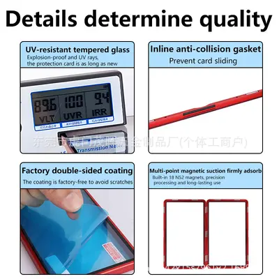 Metall-Schutzhülle für PSA-35PT-Bewertungskarten, UV-Schutz
