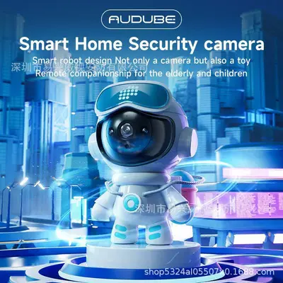 睿博士卡通摄像头家用5G双频婴儿哭声报警监护WIFI免布局智能监控 - 3
