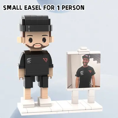 Personalised Photo Building Block Figures, Portrait DIY Gift - 9