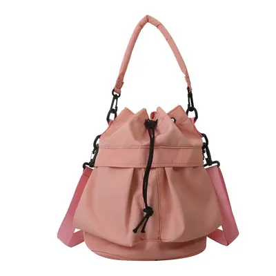 Women's Bucket Bag, Large Capacity Single-Shoulder, Korean Style - 6