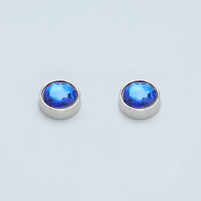 Invisible Magnetic Clasp for Shirts and Headscarves, Seamless, Rhinestone - 12
