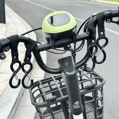 Solid Steel Front Hook for Electric Scooters and Bicycles, Universal, for Helmets and Bags - 12