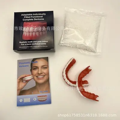 Realistic Full Coverage Fake Tooth Covers, 50 Pcs - 4