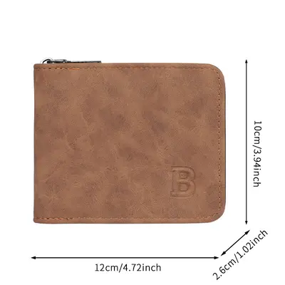 Men's Business Wallet, Waterproof, Wear-Resistant, Bifold with Multiple Card Slots - 6