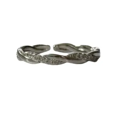 Minimalist Silver Ring Niche Design Index Finger - 5