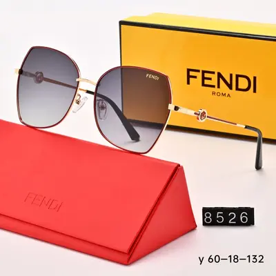 Polarized Large Frame Metal Retro Sunglasses for Women - 7