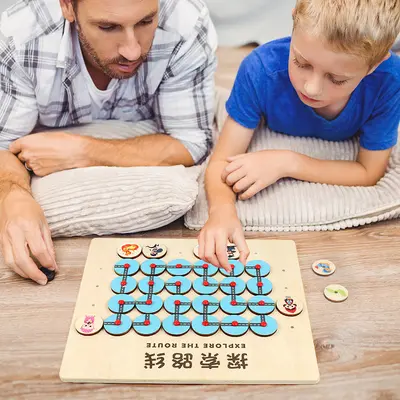 Magnetisches Labyrinth-Spiel 3-6 Jahre mit Perlen