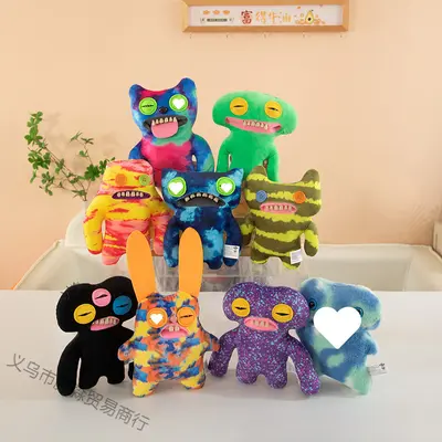 Sevimli Diş Canavarı Peluş Oyuncak, Punk Diş Figürü, Çocuk Hediyesi - 2
