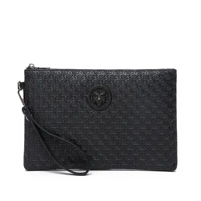 Men's large capacity business handbag, woven - 12