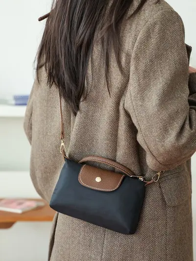 Women's Nylon Single Shoulder Bag, 2026 Model, Clutch and Crossbody Use - 6