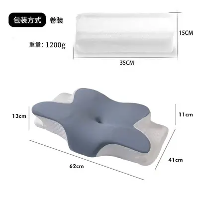 Подушка для шеи Butterfly из memory foam с медленным восстановлением формы - 8